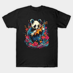 Panda Playing Violin T-Shirt